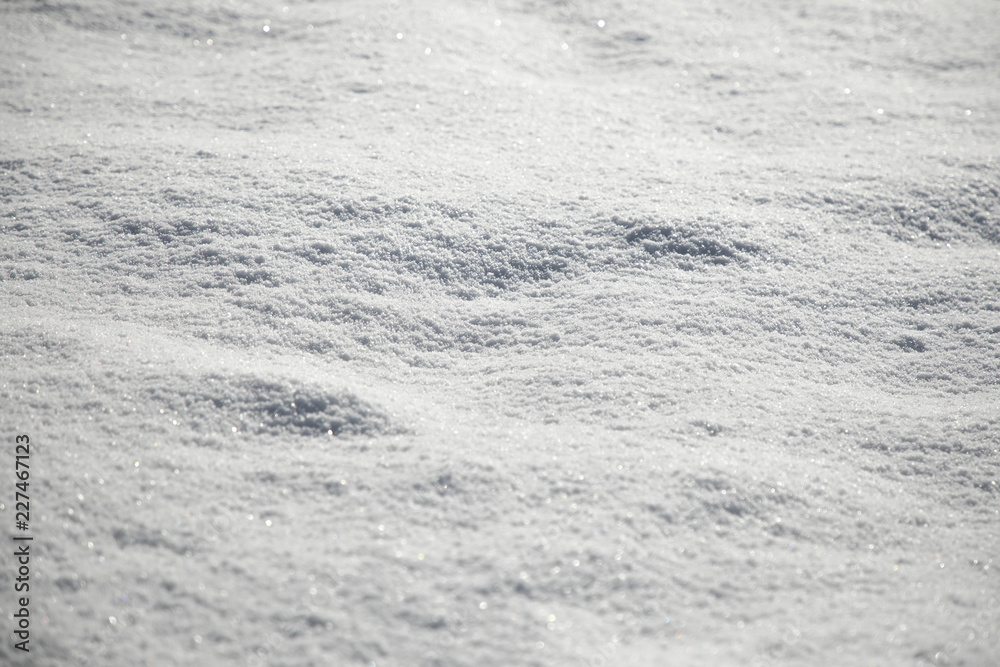 Close up of powder snow