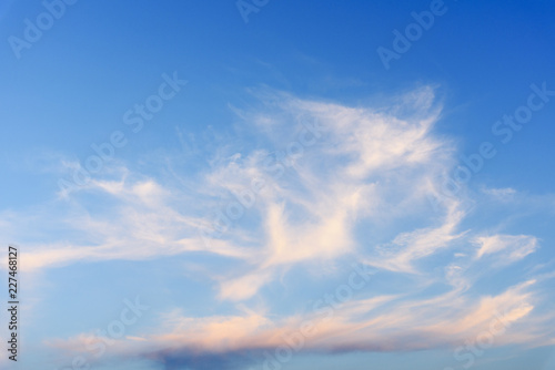 Fototapeta Naklejka Na Ścianę i Meble -  Beautiful fairy evening sky