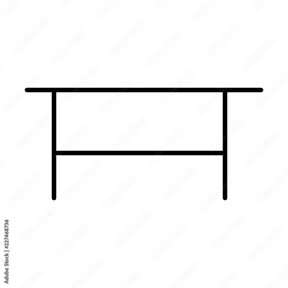 Table Furniture Interior Architecture Indoor vector icon