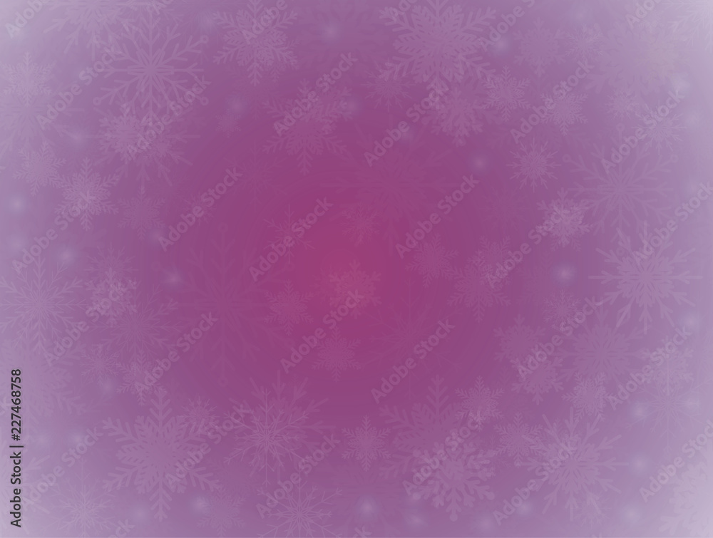 Purple Banner Snowflakes. Christmas or New Year. Purple Banner Snowflakes. Christmas or New Year.