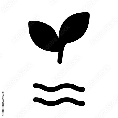 Water Clear Environmental Protection Reserve Energy vector icon