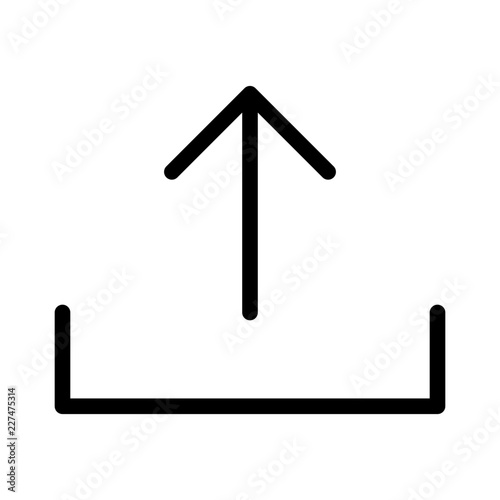 Upload Webdesign Service Agency Design Programming vector icon