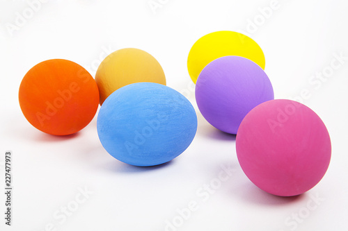 renkli paskalya yumurtaları photo