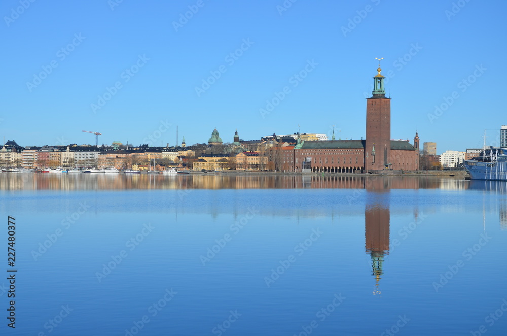 Reflejo, ayuntamiento Estocolmo