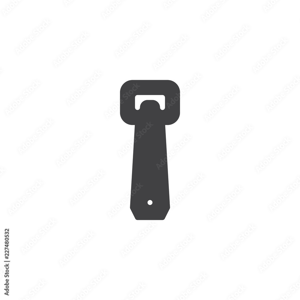 Bottle opener vector icon. filled flat sign for mobile concept and web design. Beer bottle opener simple solid icon. Symbol, logo illustration. Pixel perfect vector graphics Bottle opener vector icon. filled flat sign for mobile concept and web design. Beer bottle opener simple solid icon. Symbol, logo illustration. Pixel perfect vector graphics