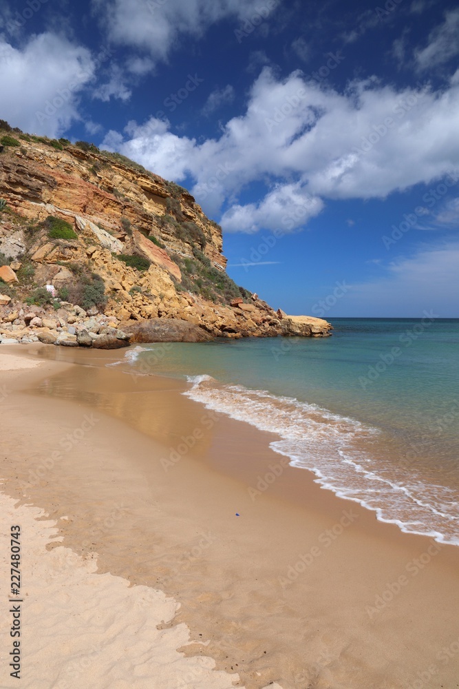 Burgau beach, Portugal