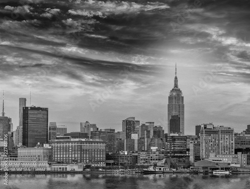 Beautiful view of skyline of Manhattan