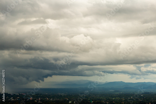 thunder storm sky Rain clouds