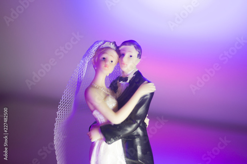 Wedding couple marriage dolls