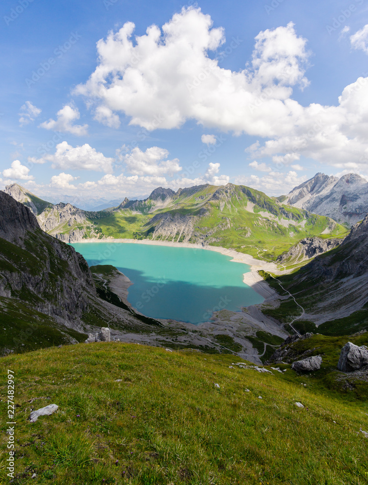 lake in the mountains (Lünersee)