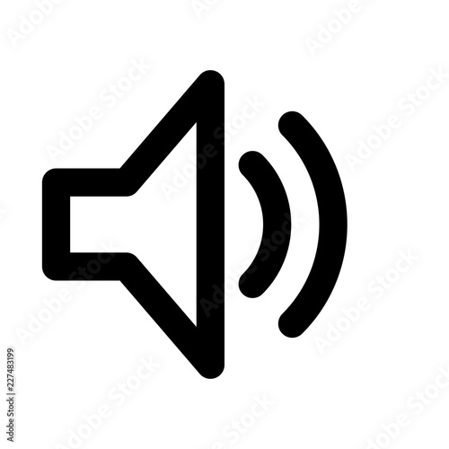 Volume Mid Interface App Gui Software Buttons vector icon