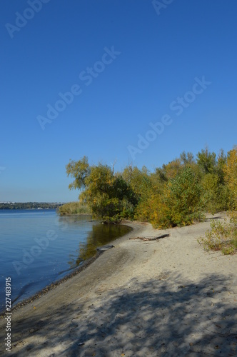 Zaporozhye. Autumn. River Dnieper