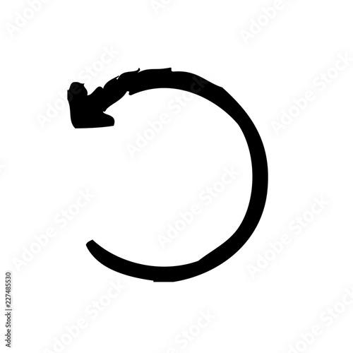 Undo Rotate Text Editor Write Author Writer vector icon