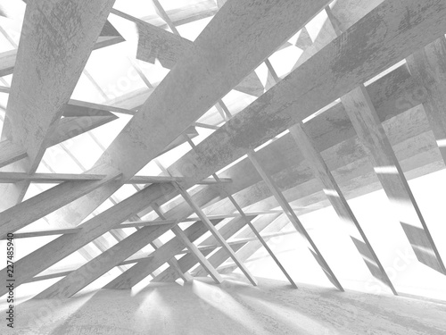 Abstract geometric concrete architecture background