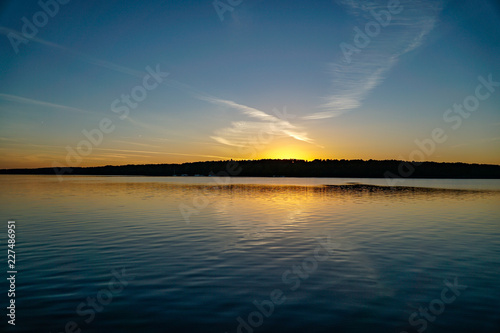 Sonnenuntergang am See