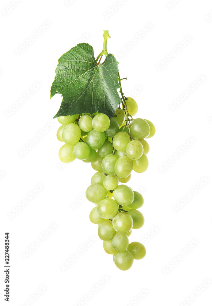 Ripe sweet grapes on white background Ripe sweet grapes on white background