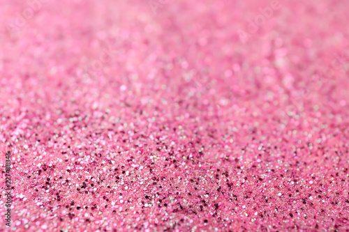 Shiny pink sequins, closeup
