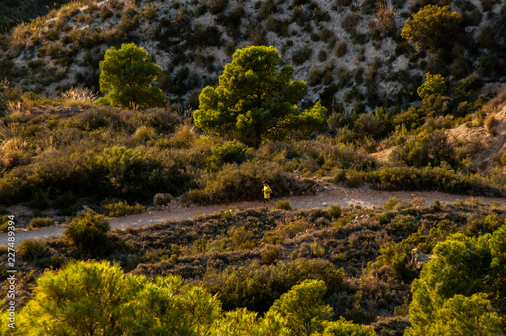 mountain landscape, nature walk and beautiful views of mediterranean landscapes