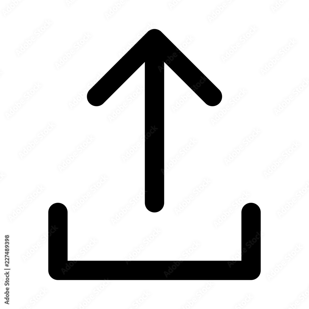 Upload Interface UI UX Software App vector icon Upload Interface UI UX Software App vector icon