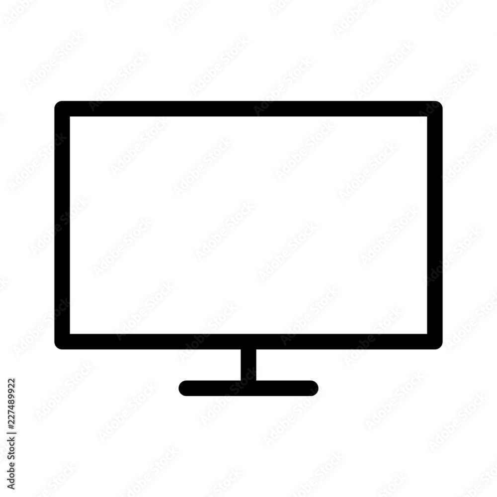 TV Power Energy Force Electricity vector icon TV Power Energy Force Electricity vector icon