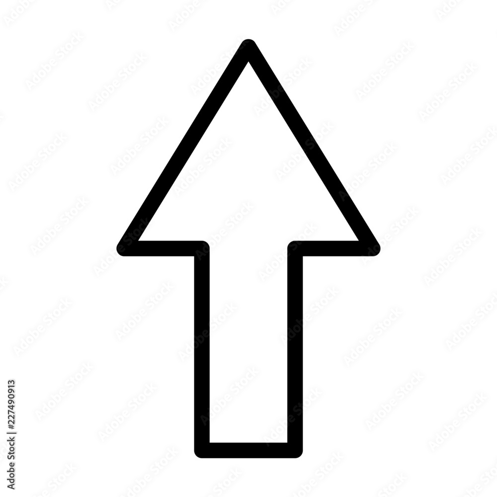 UP Interface App Gui Software Buttons vector icon UP Interface App Gui Software Buttons vector icon