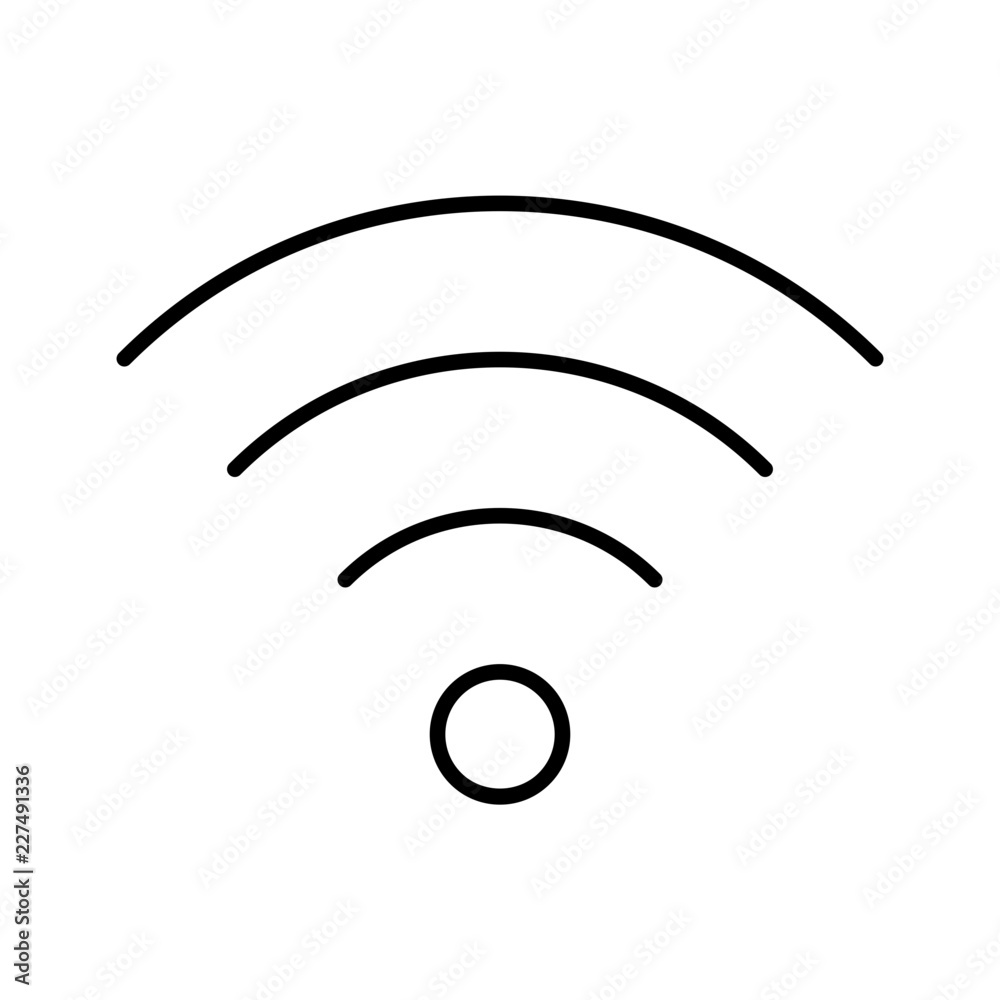 Wifi Application Web Interface Software vector icon Wifi Application Web Interface Software vector icon