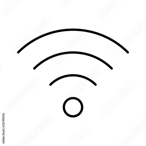 Wifi Application Web Interface Software vector icon