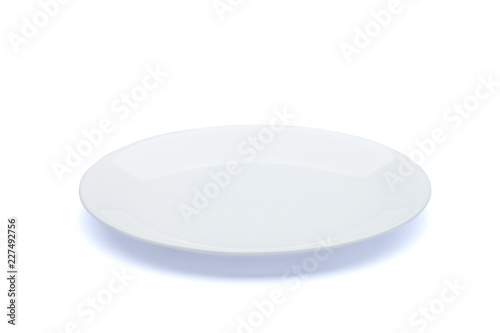 Dish detail in white background