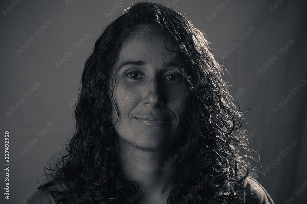 portrait of pretty woman in studio portrait of pretty woman in studio