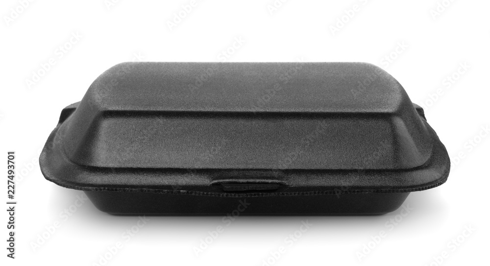 Black styrofoam food container Black styrofoam food container