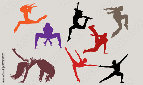 dancers vectors