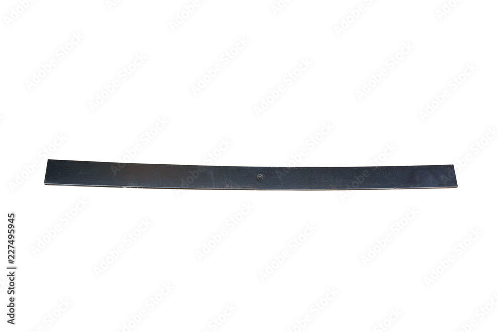 Car leaf spring isolated on white background Car leaf spring isolated on white background