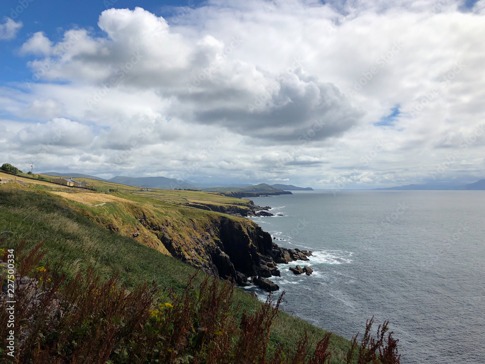 Beautiful coast between Slea Head and Dunmore Head, Ireland