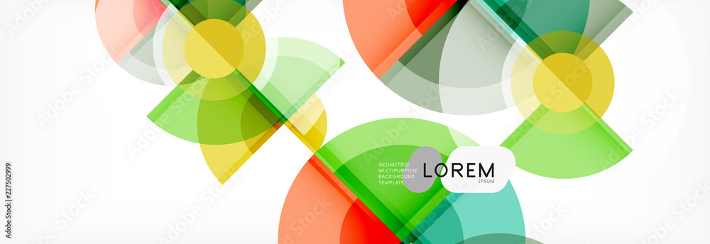 Vector fantastic circle modern geometric background template Vector fantastic circle modern geometric background template