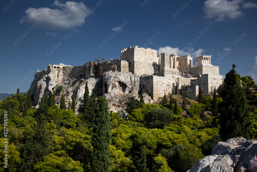 view on the Acropolis with Parthenon, Athens