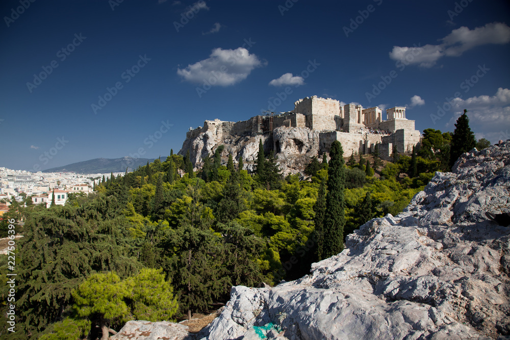 view on the Acropolis with Parthenon, Athens