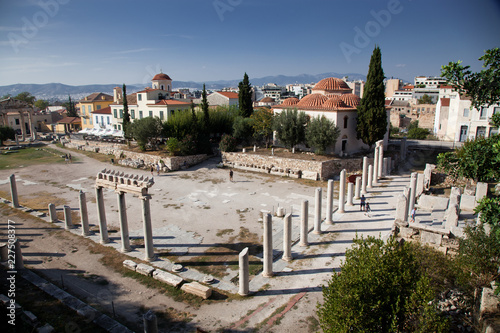 the roman agora   Athens  Greece photo