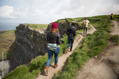 Walking Along the Cliffs of Moher 01 photo