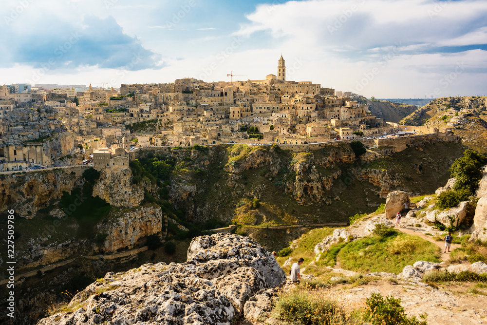 Matera, Italy - August 18, 2018: