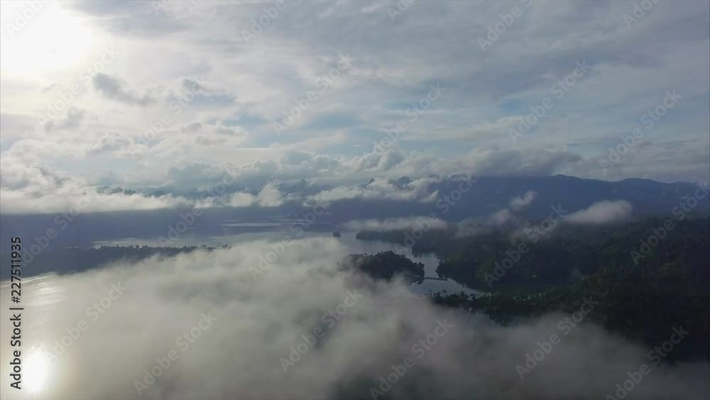 Ban Wang Khon, Surat Thani, Through Clouds, Sun, Cloudy Skys Ban Wang Khon, Surat Thani, Through Clouds, Sun, Cloudy Skys