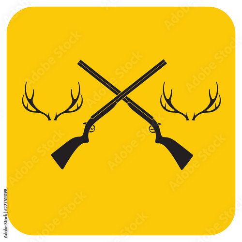 Hunting club logo icon