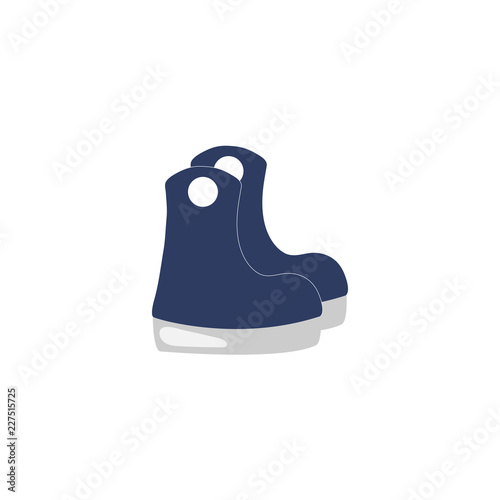 RUBBER BOOTS in a vector style isolated. Vector for background, texture, wrapper pattern, frame or border. EPS 10