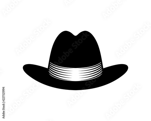 Vector Classic Cowboy Hat Sign Symbol Icon Logo Design Inspiration