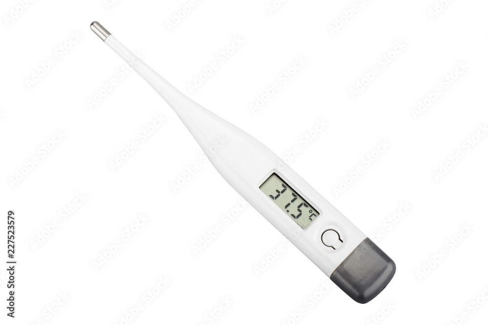 Digital thermometer isolated on white background Digital thermometer isolated on white background
