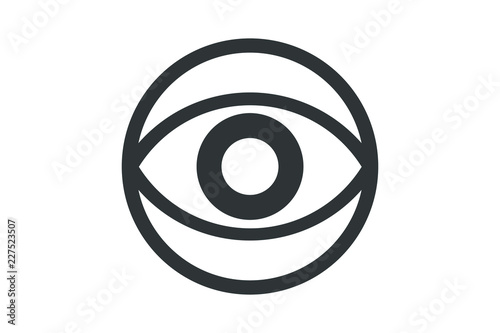 Eye Of Providence icon or sign, vector illustration