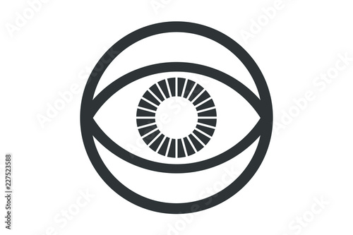 Eye Of Providence icon or sign, vector illustration