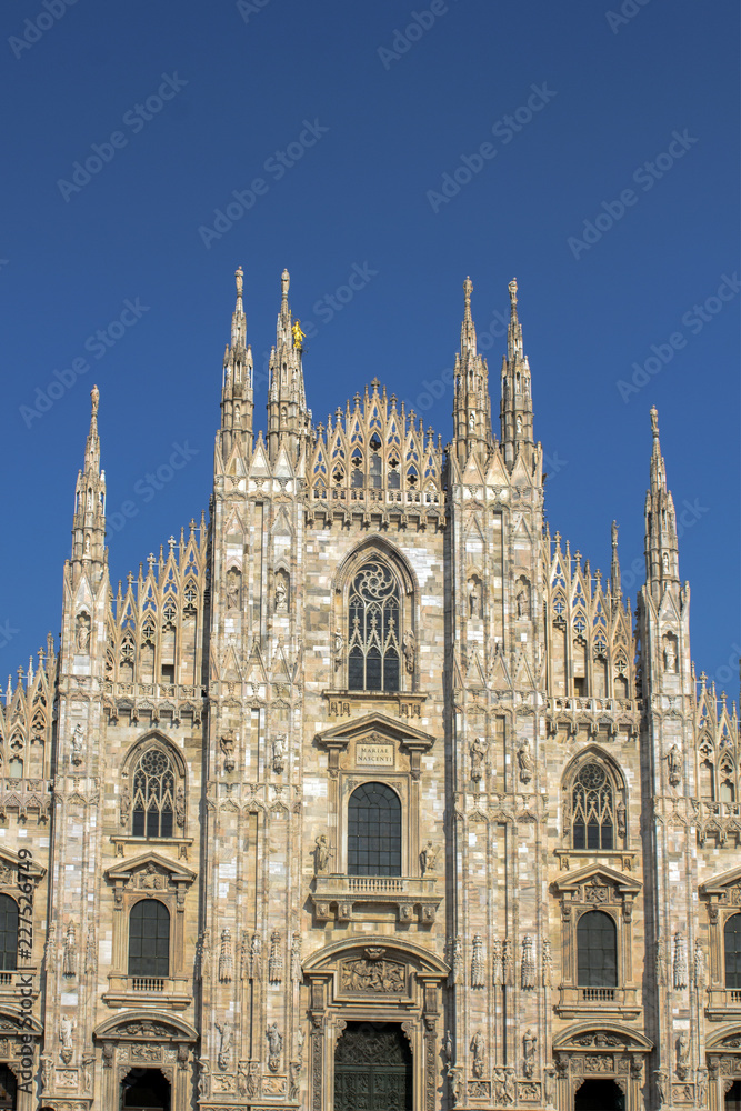 Milan's cathedral, one of the most famous temples in the world.