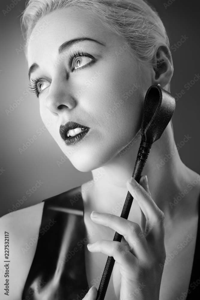 Obraz premium sexy woman in latex