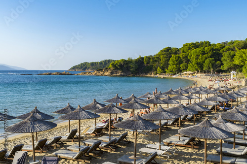 Fototapeta Naklejka Na Ścianę i Meble -  Banana beach on Skiathos island in Greece