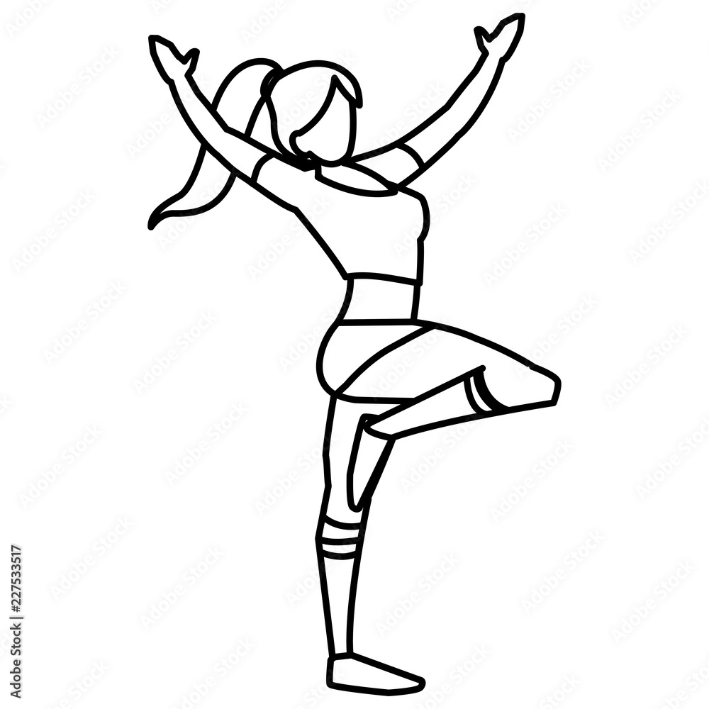 Fototapeta premium avatar cheerleader design